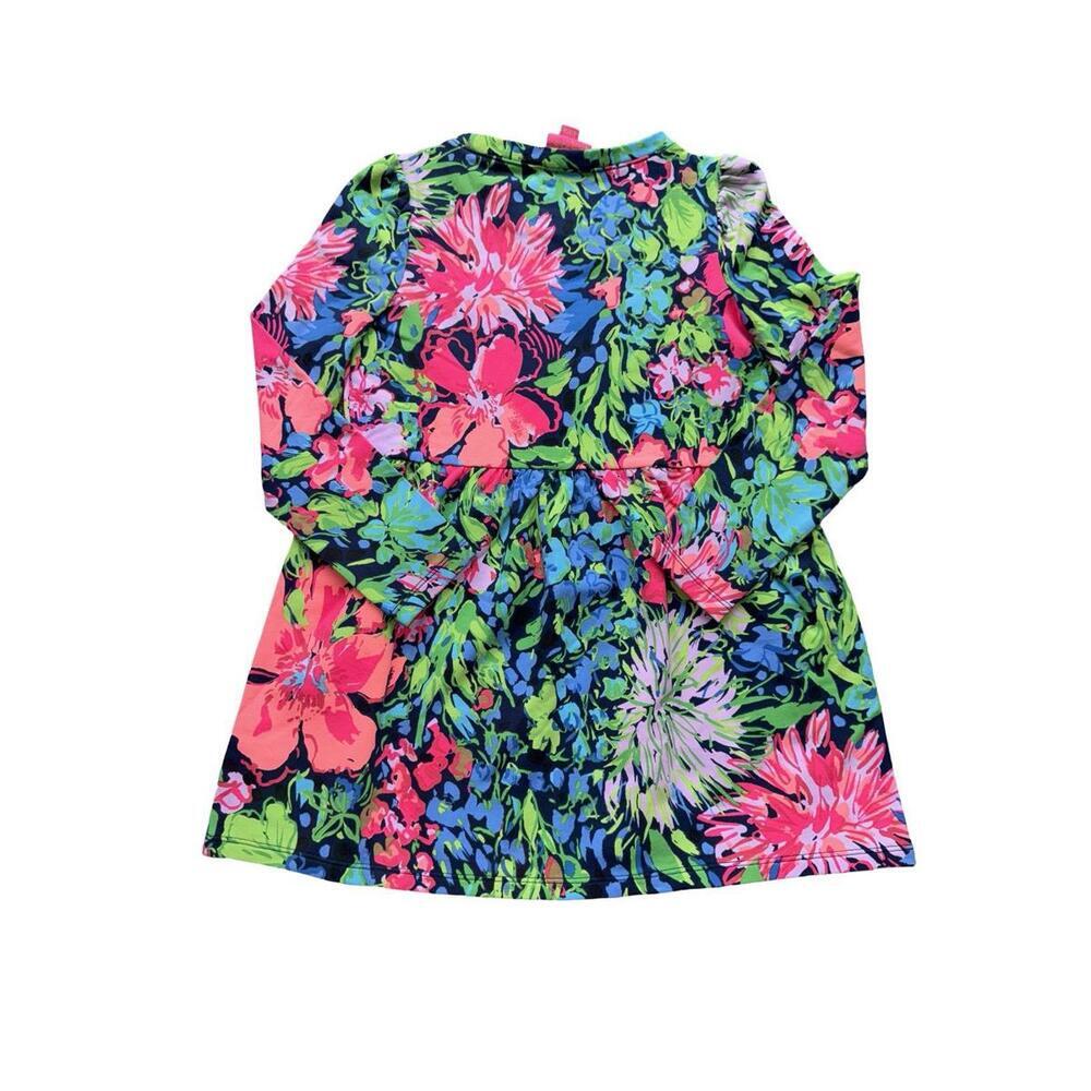 Lilly Pulitzer Girl SMALL 4-5 Festive Fantasy MINI TEIGEN DRESS Knit Swing NWT - Picture 2 of 3